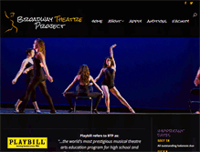 Tablet Screenshot of broadwaytheatreproject.com